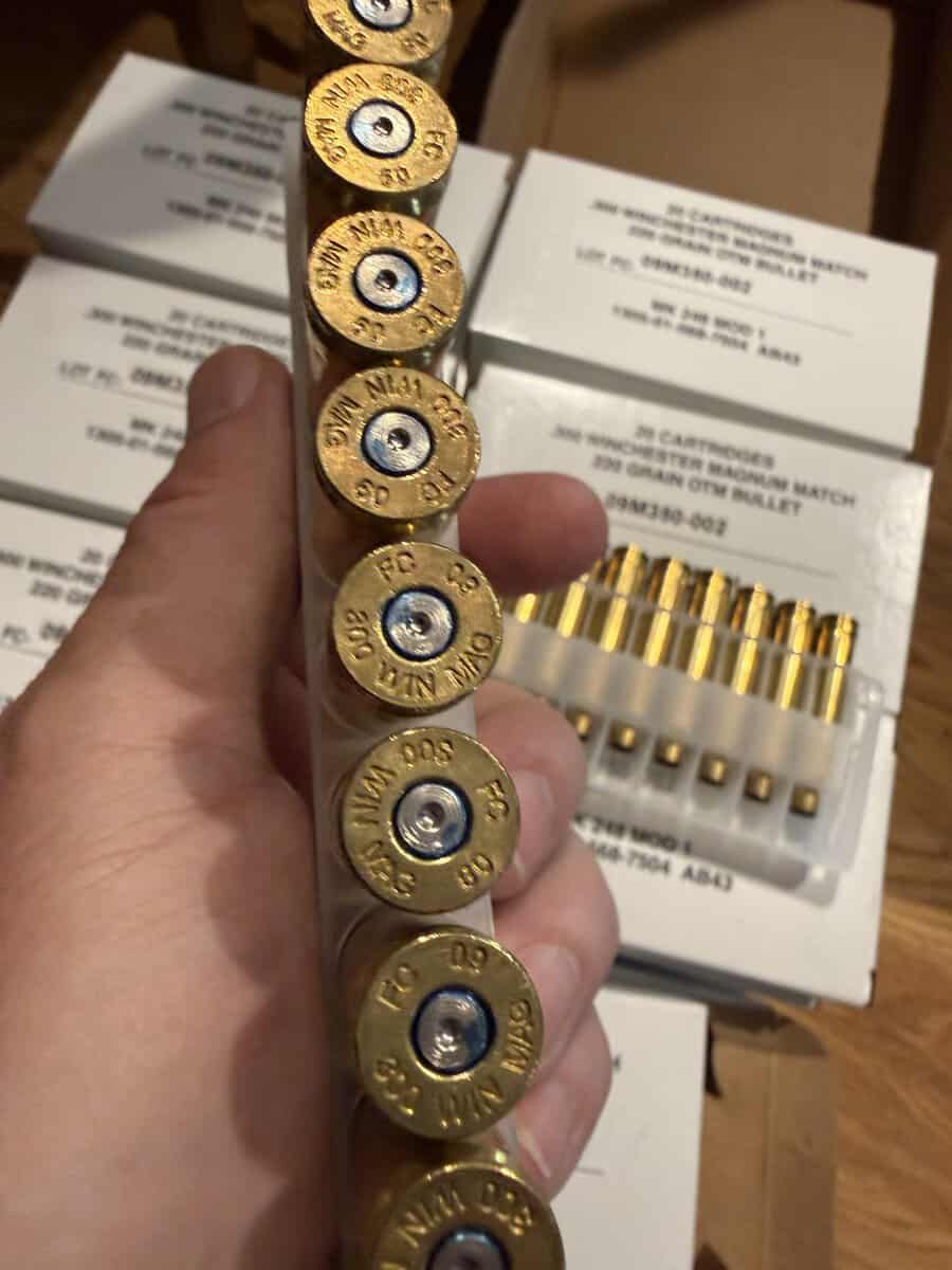 Once fired match grade