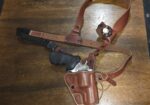 ruger 44 mag chest holster + speed loader - Ruger Alaskan 44 mag super redhawk double action stainless steel + chest holster + speed loader