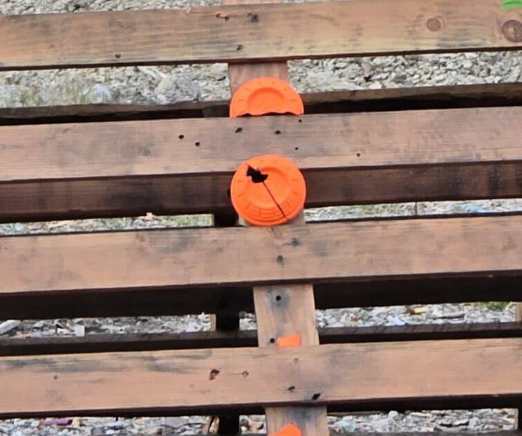 It didn't even break!

Also will ignite tannerrite if you can hit it!