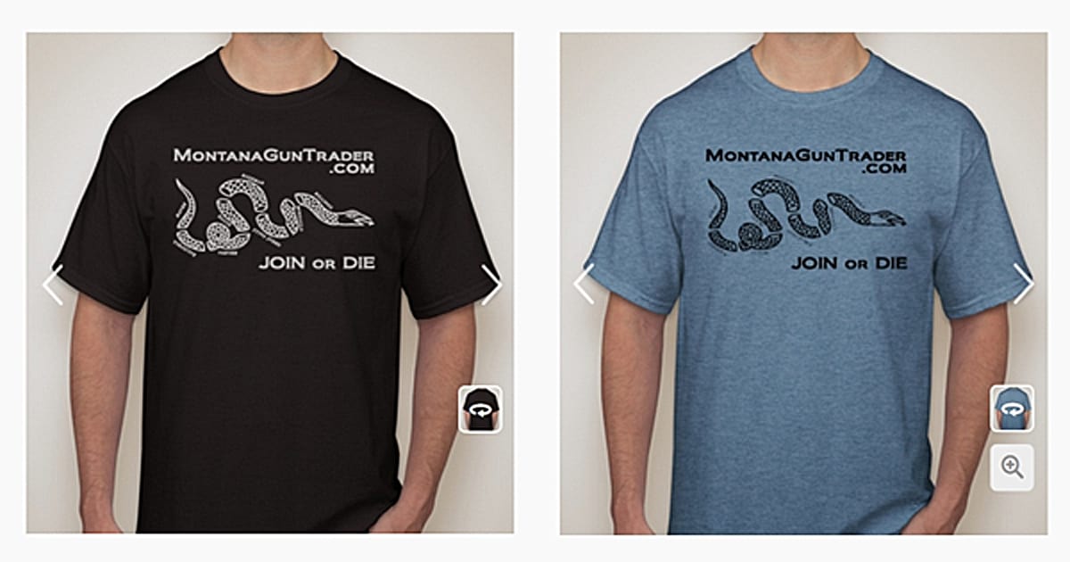 Get a Montana Gun Trader T-Shirt and Help Fund the Site!