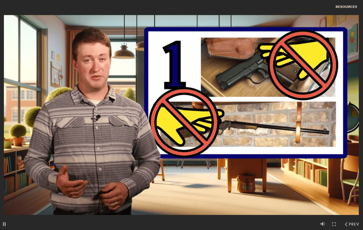 Check out MSSA's new interactive "Be Safe, Gun Safety For Kids" video
