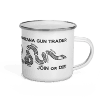 Montana Gun Trader Enamel Mug