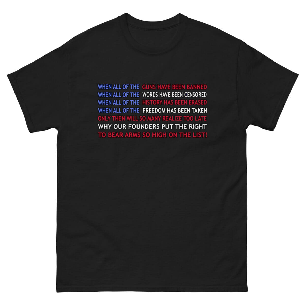 When All Of The Guns Have Been Banned Tee